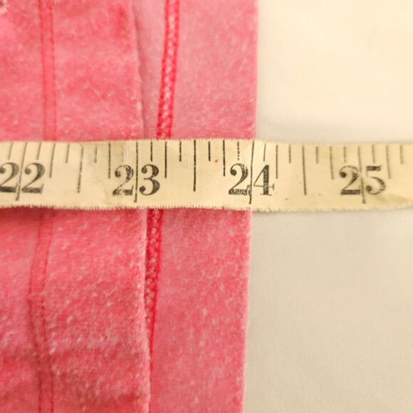 Chico's 1 Womens 8 Pink Distressed Ripped Grunge Scoop Neck Tee T-Shirt Top - Picture 7 of 7